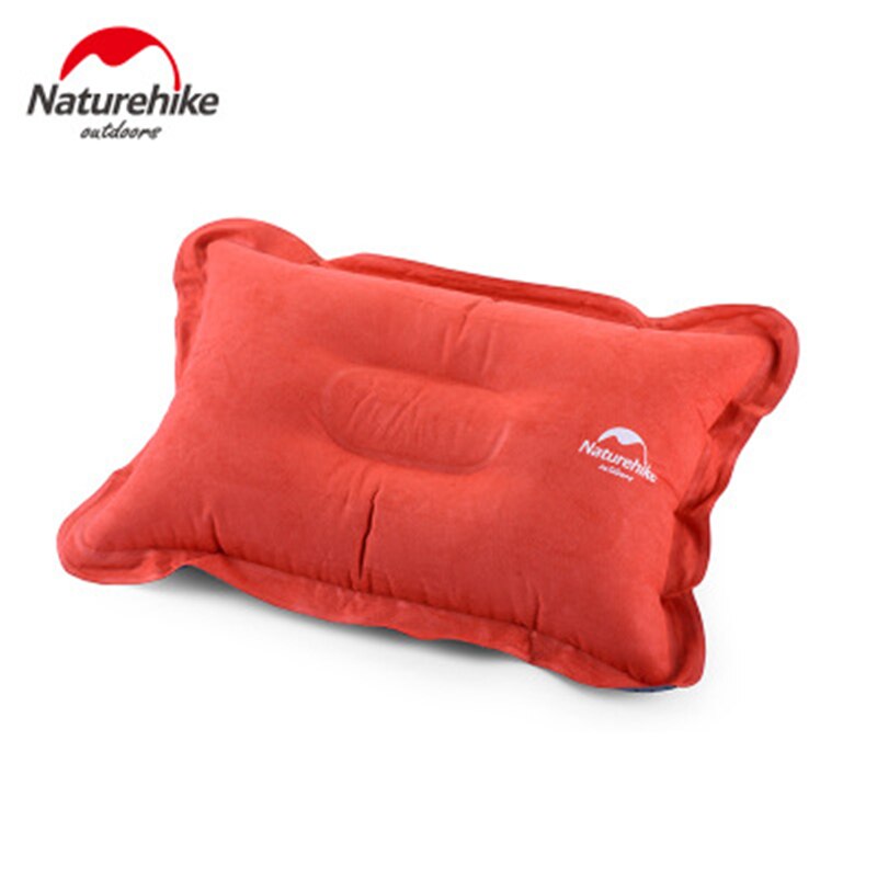 Naturehike Outdoor Camping Inflatable Folding Pillow Portable Suede Travel Pillow NH15A001-L