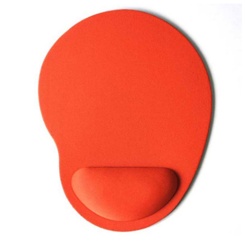 Mairuige Grote Promoties Ondersteuning Pols Comfort Muismat Optische Trackball Pc Thicken Mouse Pad Kleurrijke Voor Game 8 Kleuren: Orange