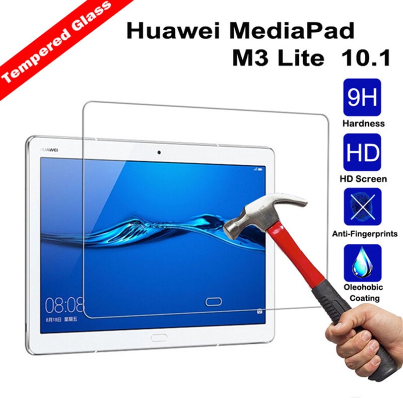 9 H Gehard Glas voor Huawei Mediapad M3 Lite 10 10.1 inch BAH-W09 BAH-AL00 Screen Protector voor Huawei M3Lite10 Glas film 2.5D
