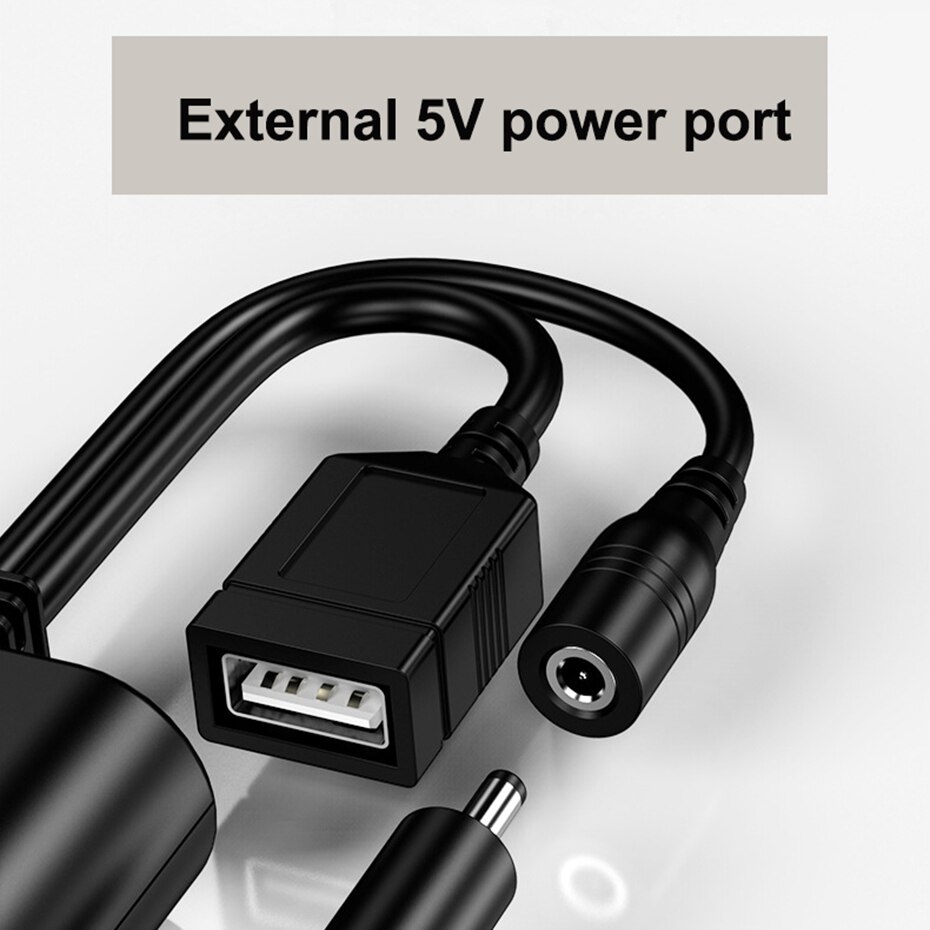 USB Extender RJ45 over Ethernet cat5e/6 Cable up to 60M with Power Supply Active USB UTP Extension Cord for USB Flash Drive