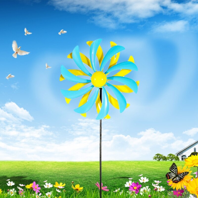 Dubbele Lagen Wind Spinners Gazon Pinwheels Windmolen Party Pinwheel Wind Spinner