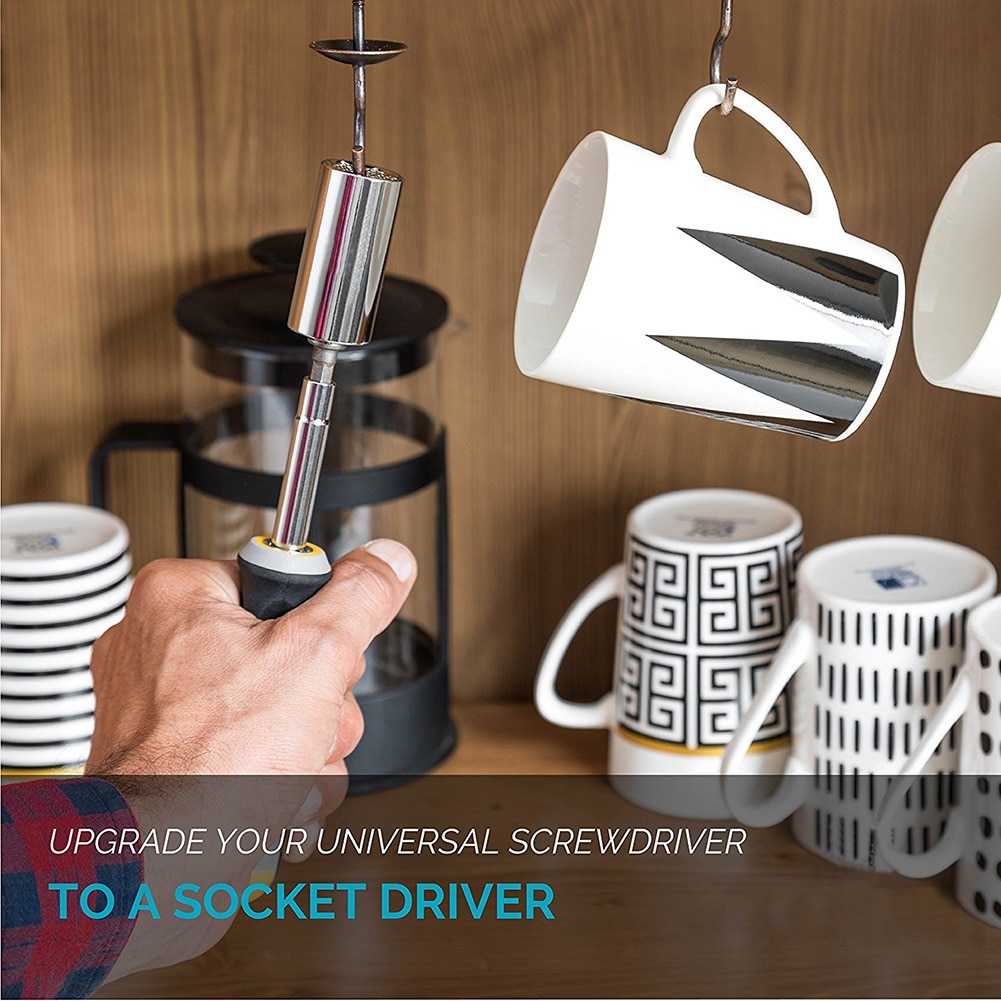 Torque Wrench Head Set Universal Socket Sleeve adapter Power Drill Ratchet Bushing Spanner Key Grip Multi Hand Tools