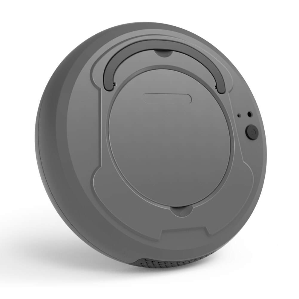 3 in 1 marmor vådmopping usb smart planlagt støvsuger sæt intelligent robot støjsvag trægulv husholdningsopladning: Grå