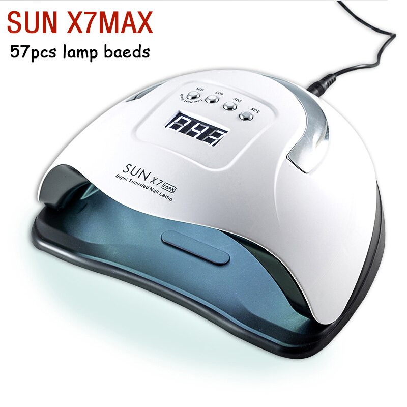 SUN T6 MAX – lampe UV à 57 led pour sécher tout vernis à ongles Gel UV, avec four à détection de mouvement, outil de manucure, nouveauté: SUN X7 MAX