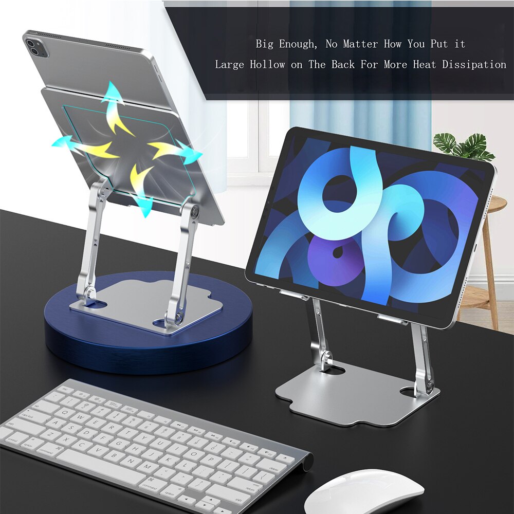 2021-fach tablet-ständer, handyhalterung für ipad pro, höhenverstellbarer tablet-ständer, faltbarer ipad-ständer, samsung xiaomi notebook-ständer