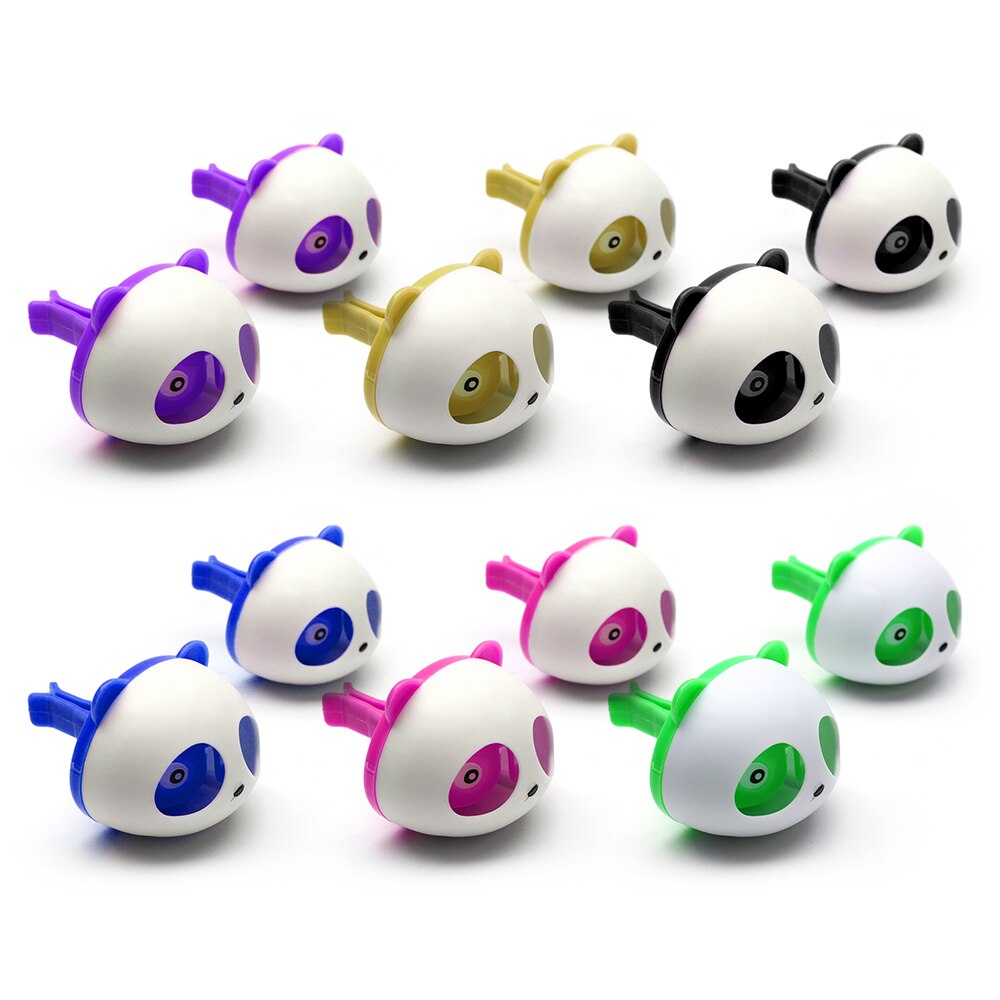 2pcs Car Outlet Perfume Air Conditioning Vent Air Freshener Car Styling Cute Panda Eyes Perfumes Auto car-styling Free Ship