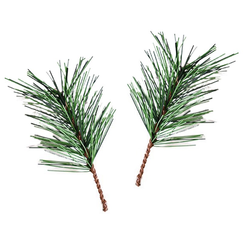 Artificial Needle Branch Pine Tree Branch Christmas Tree Decor Tool Simulation cutting plant Christmas pine branch decoration