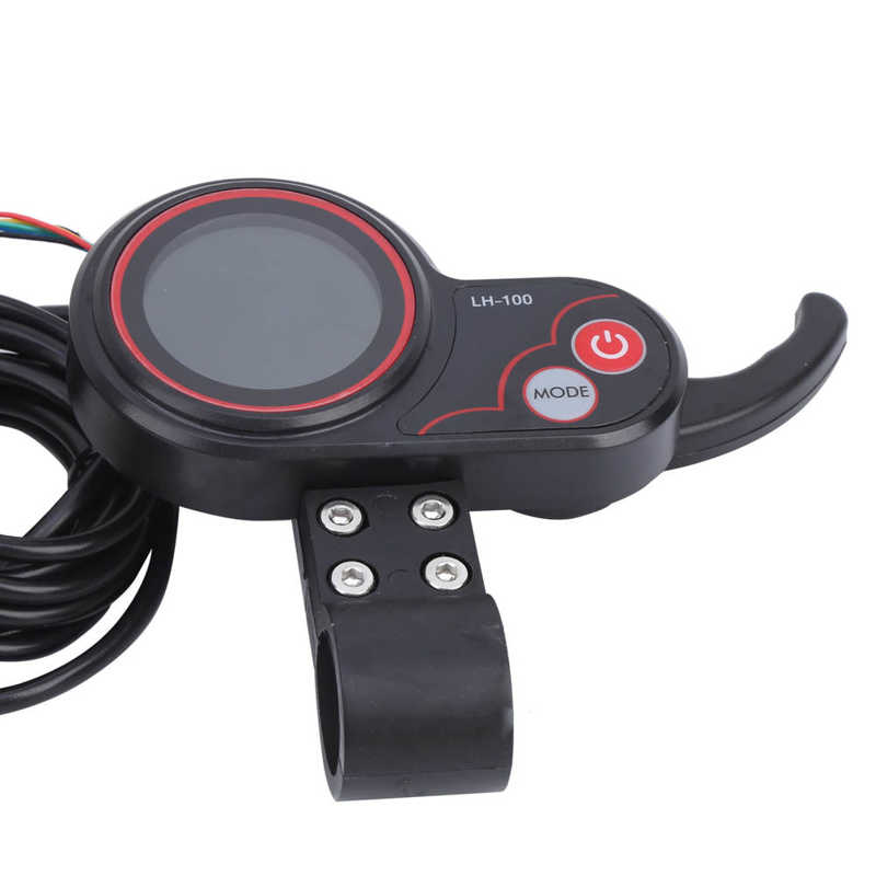 Scooter motor controller  lh100 24v elektrisk scooter motor controller e bike cykel 2 in1 lcd display thumb shifter