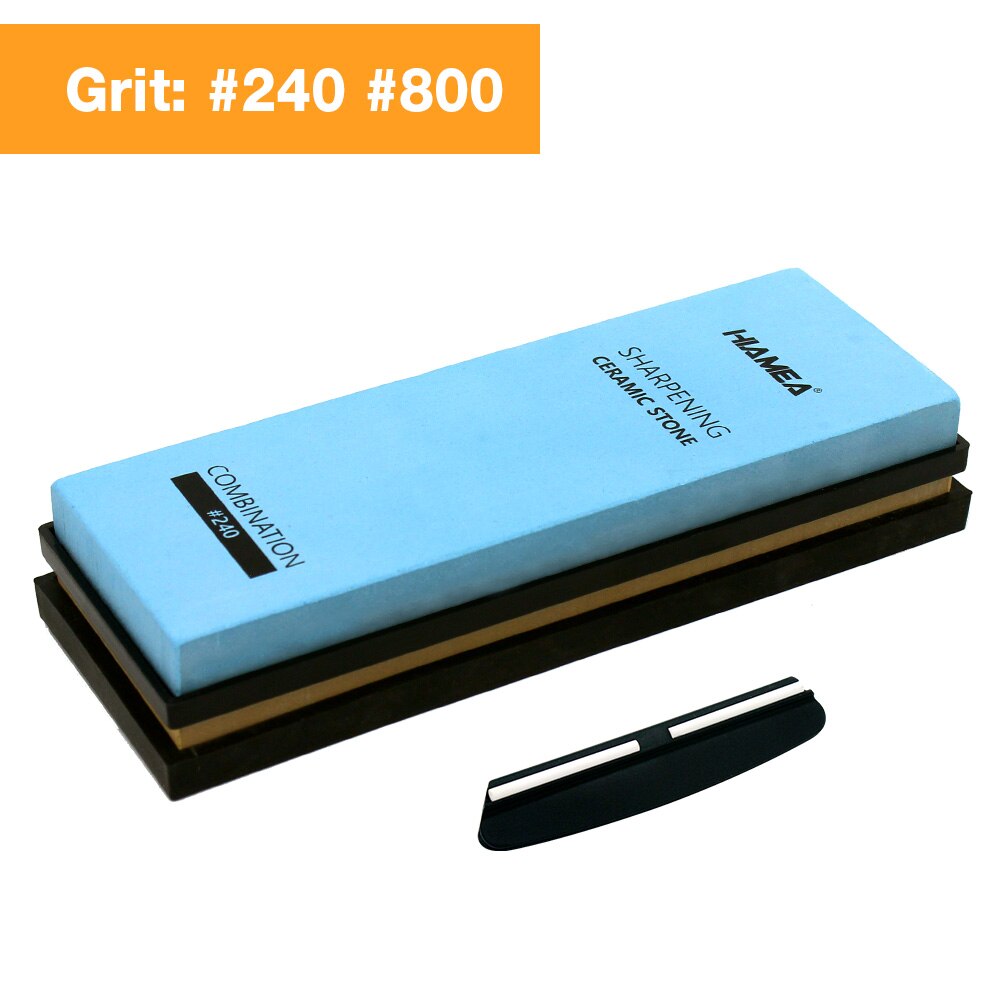 HIAMEA ceramic stone Knife Sharpener whetstone Sharpening Stones grinding stone System honing set 240 800 grit