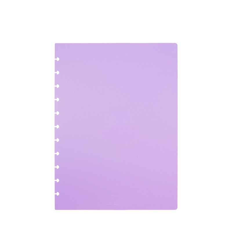 Sienenreikä  a5 a4 b5 junior letter koko muistikirjan kansi 2 kpl t rei'itystarvikkeet jakajat kawaii mint: Violetti / A5