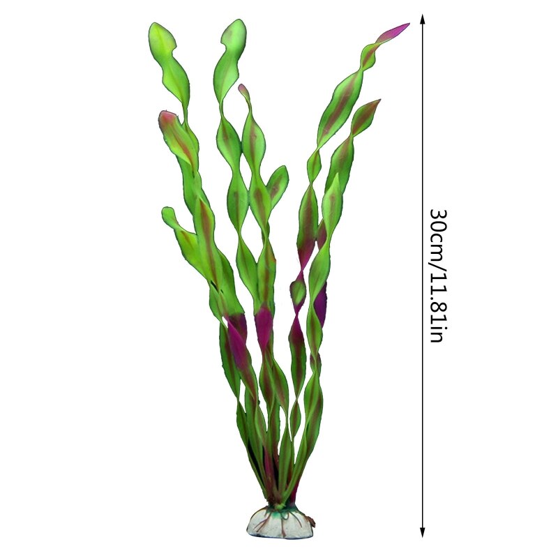 270F Fish Tank Water Plants Plastic Aquarium Seaweed Plants Decor Ornaments Realistic Aquatic Plants Not Easy to Fade