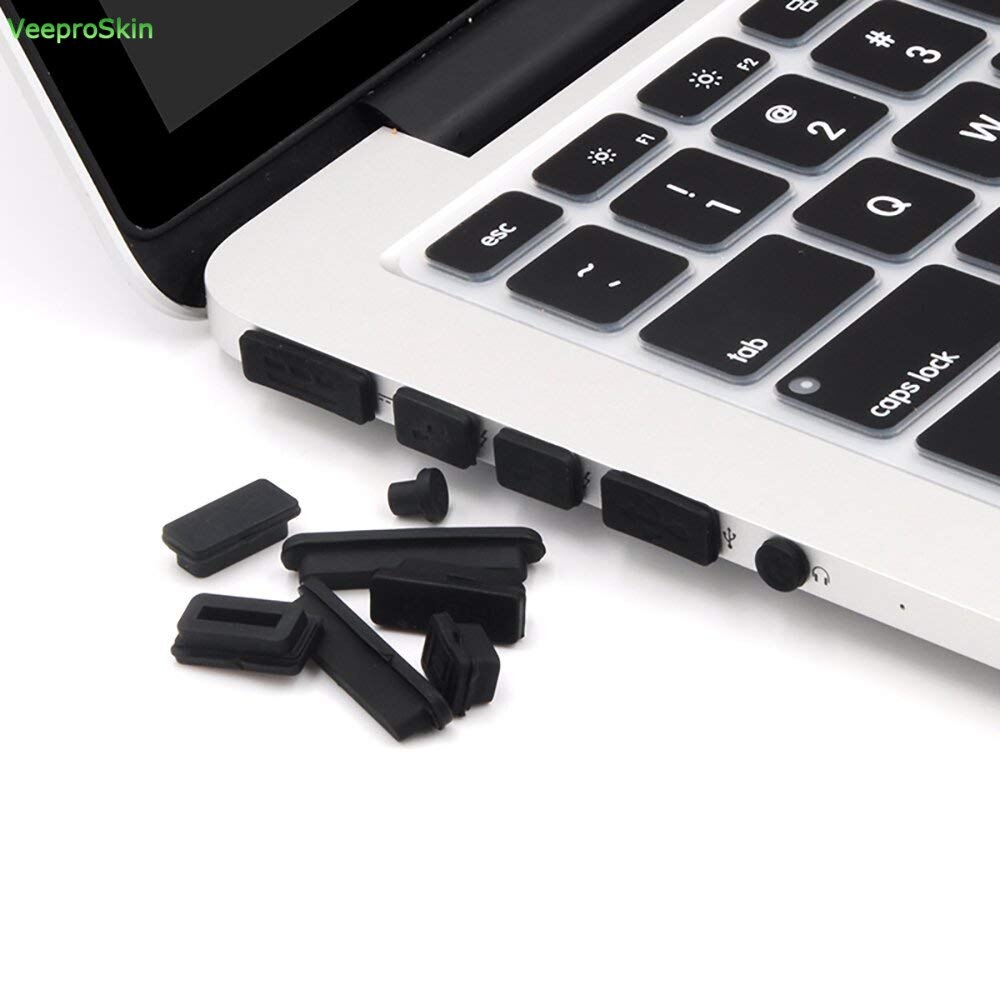 Anti-støv stik sæt kompatibelt til old macbook air 13 / macbook air 11 11.6 tommer / old macbook pro 13 15 tommer