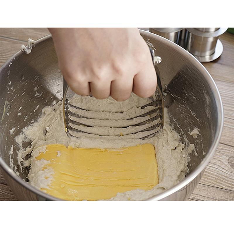 Gebak Cutter Rvs Keuken Ambachtelijke Bakken Deeg Blender Mixer voor Cookie Cake Muffin Cutter Met Blades Whisk Tool