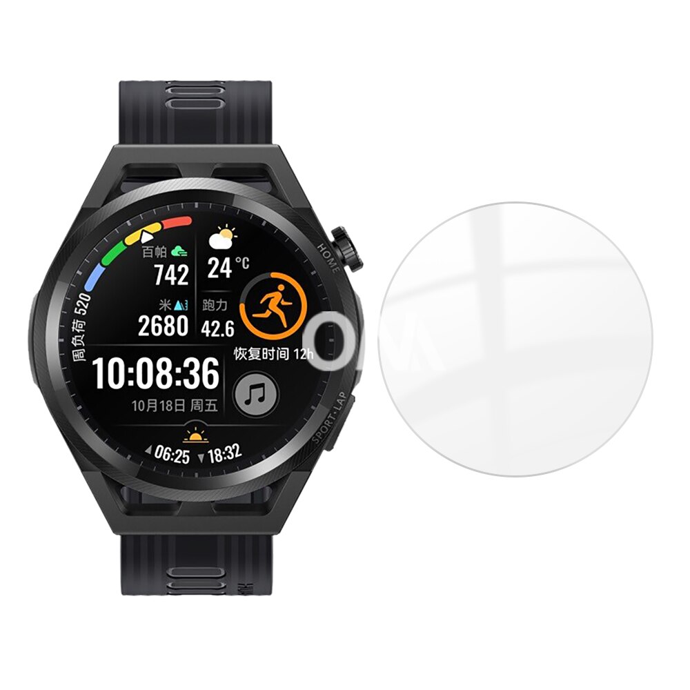 Härdat glas för huawei watch  gt 2 3 runner 46mm smart watch genomskinlig skärmskyddsfilm tillbehör för huawei  gt2 gt3 46mm