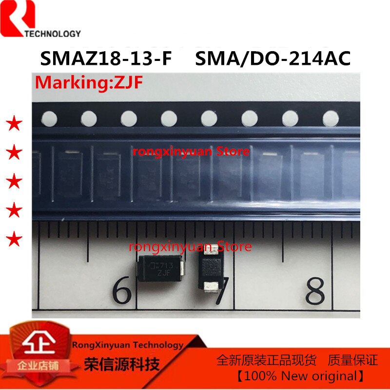 20 sztuk SMAZ5V1-13-F SMAZ5V6 SMAZ6V2-13-F SMAZ6V8 SMAZ7V5-13-F SMAZ8V2 SMAZ9V1-13-F SMAZ10 SMAZ12-13-F SMAZ15 SMAZ16-13-F SMAZ18
