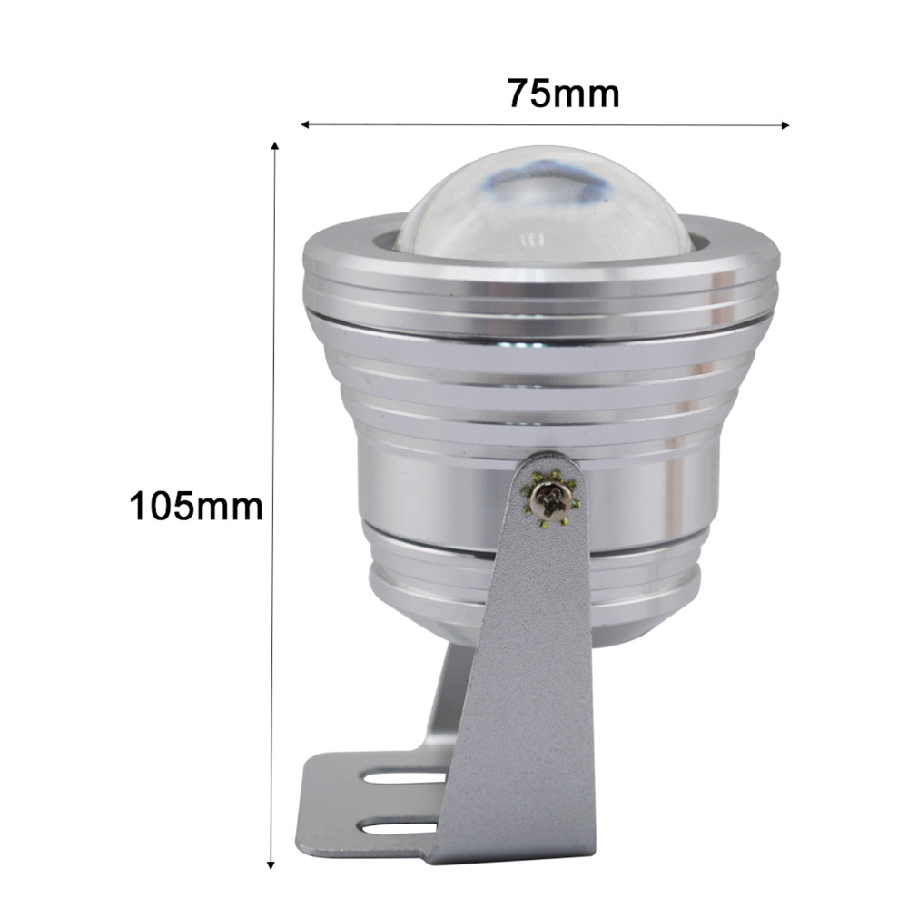 Led Onderwater Lamp IP67 12 Kleuren 1000LM 10W Rgb Fontein Licht Timing Functie Zwembad Vijver Aquarium Aquarium Spotlight eu Plug