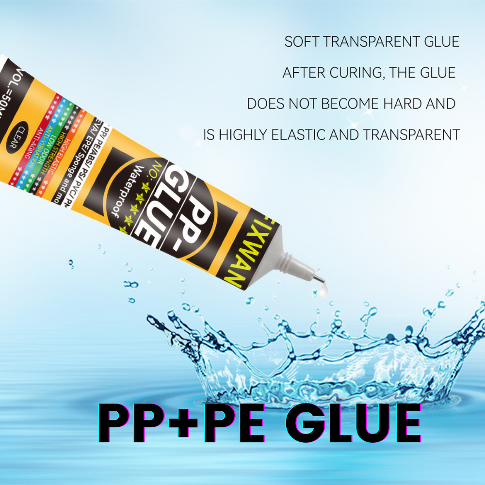 50 ml fixwant polypropylene-pp adhesive pe eva pom pu plastic leather waterproof soft adhesive strong pvc adhesive