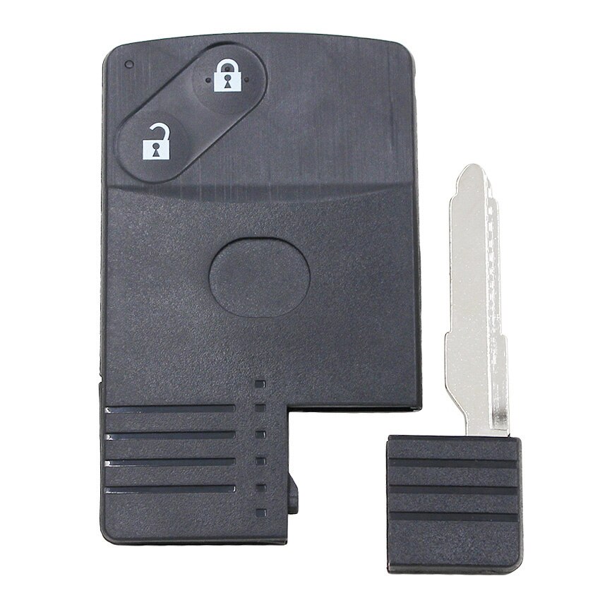 Carcasa de llave remota para coche Mazda 5, 6, CX-7, CX-9, RX8, Miata, MX5, con hoja sin cortar, 2/2 + 1/3/3 + 1 botón