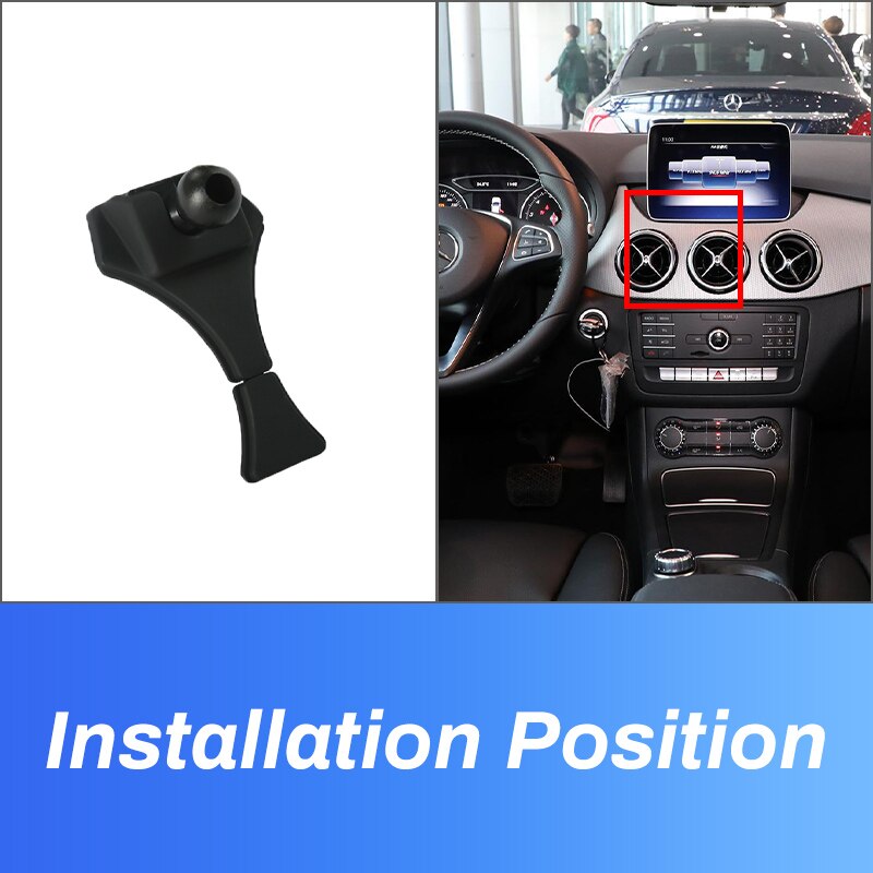 Car Mobile Phone Holder For Mercedes Benz B Class W264 W242 B180 B200 B250 GPS Air Vent Gravity Mount Bracket Stand