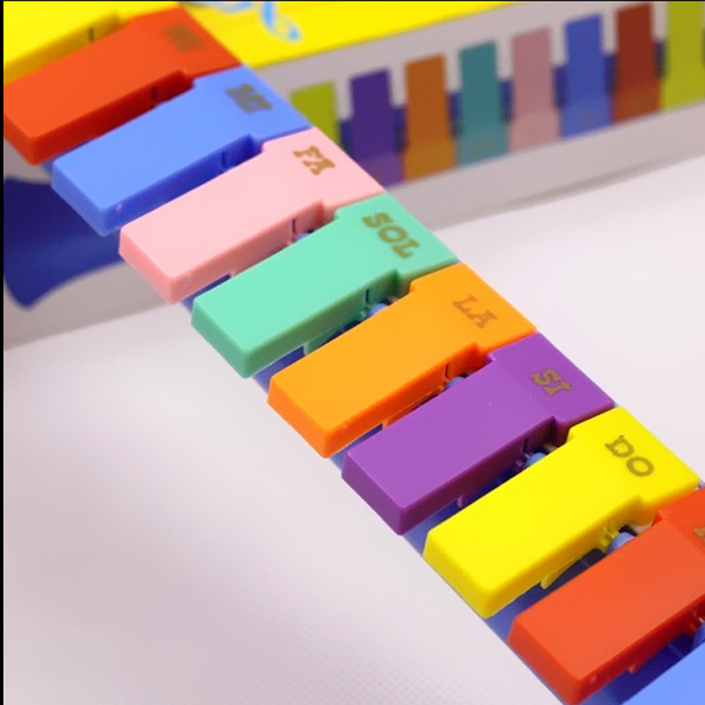1 st barn baby plast 13- nyckelton orgel blåsrör barn tidig utbildning pussel leksaker musikinstrument leksaker slumpmässig färg