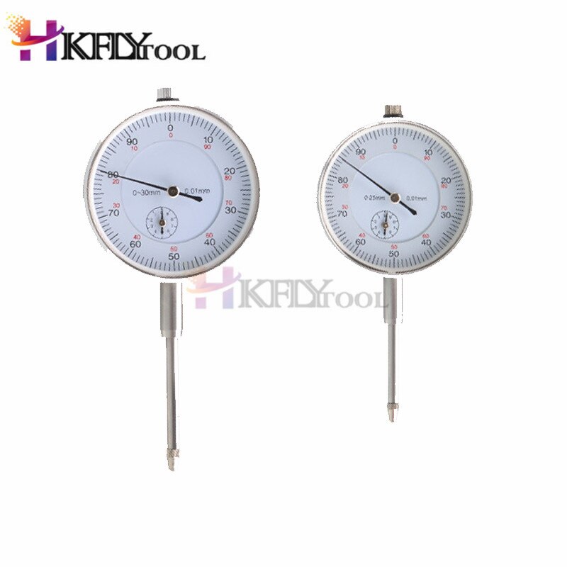 0-10mm 0-25mm 0-30mm 0,01mm Indicador de Dial, medidor, indicador preciso, instrumento de medida, calibrador de dial, micrómetro