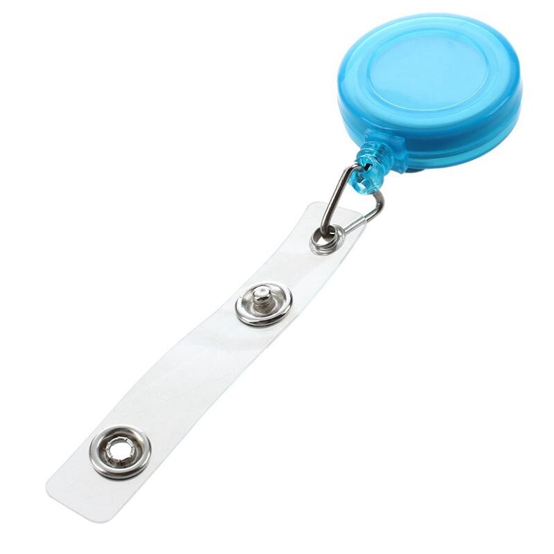 Retractable Skipas Id-kaart Badge Holder Sleutelhanger Reels Met Clip: Blue