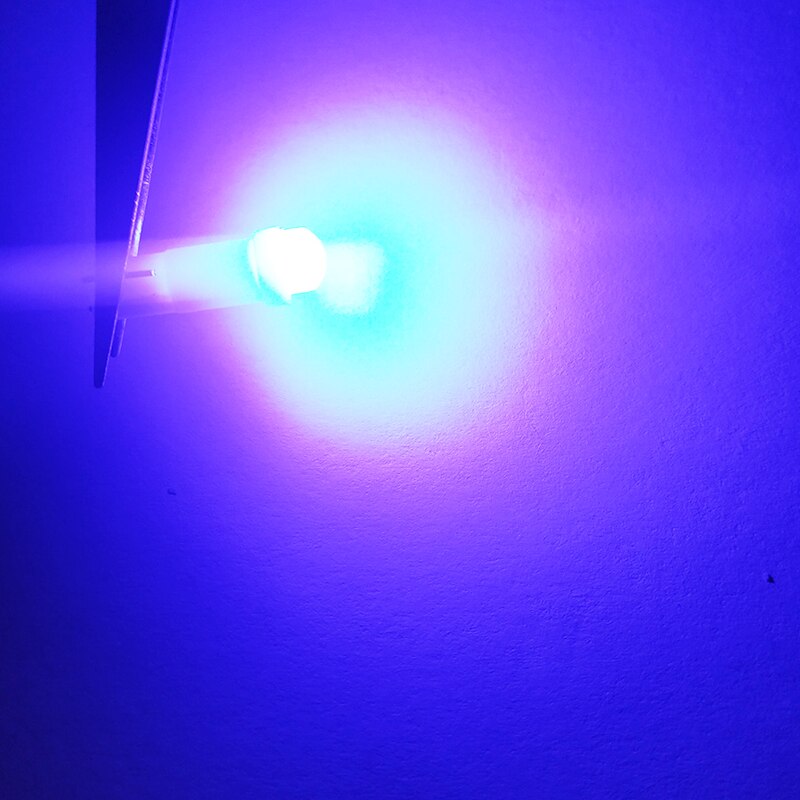 Luces LED T5 para Interior de coche, Bombilla de 4014 LED superbrillante para panel de instrumentos, w1.2 W W3 W, 10 unidades: Deep Blue