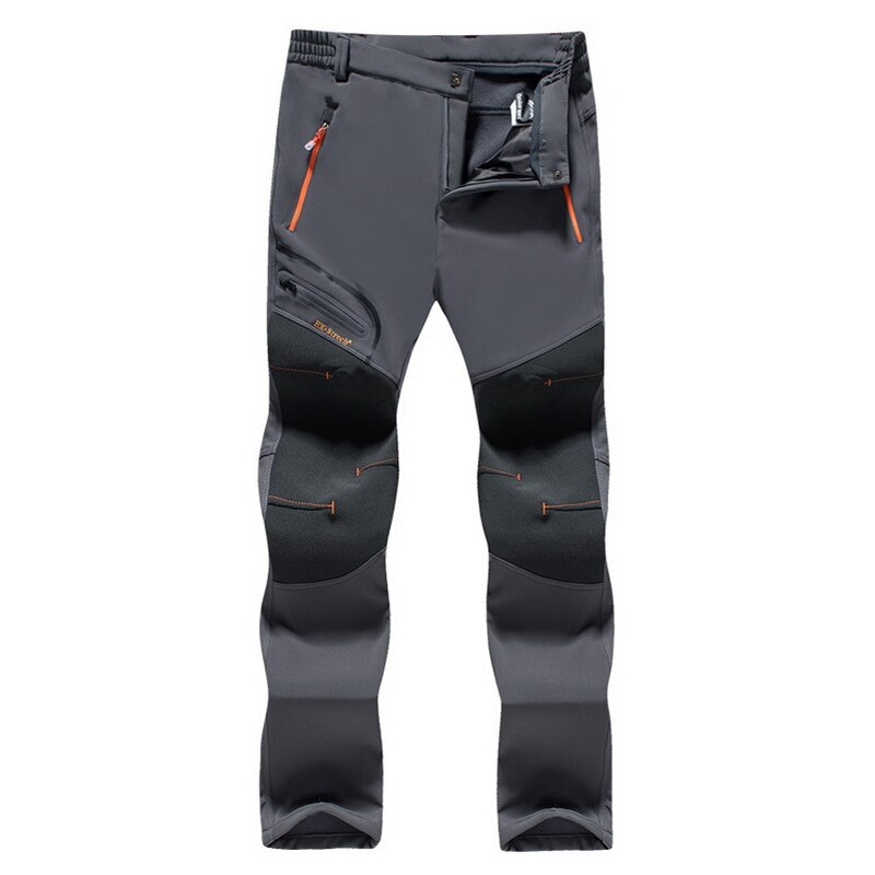 LoClimb-pantalones de senderismo para mujer, ropa de acampada, de invierno, impermeable, con forro polar, Softshell, Trekking al aire libre, AW152, 5XL