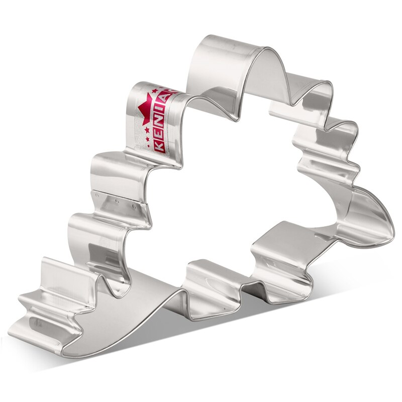 KENIAO Stegosaurus Cookie Cutter-12.8x8.2 cm-Dinosaurus Biscuit en Fondant Cutter-Rvs