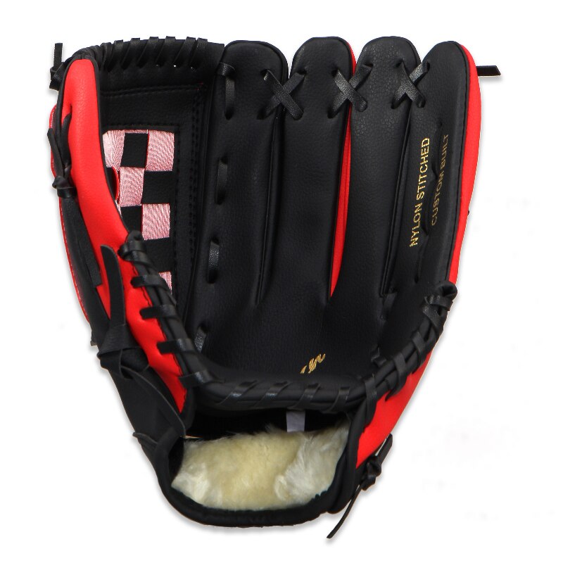 Guanto da Baseball in PVC di alta qualità per bambini/adulti attrezzatura per pratica Softball fatta a mano dimensioni 9.5/10.5/11.5/12.5 pollici mano sinistra