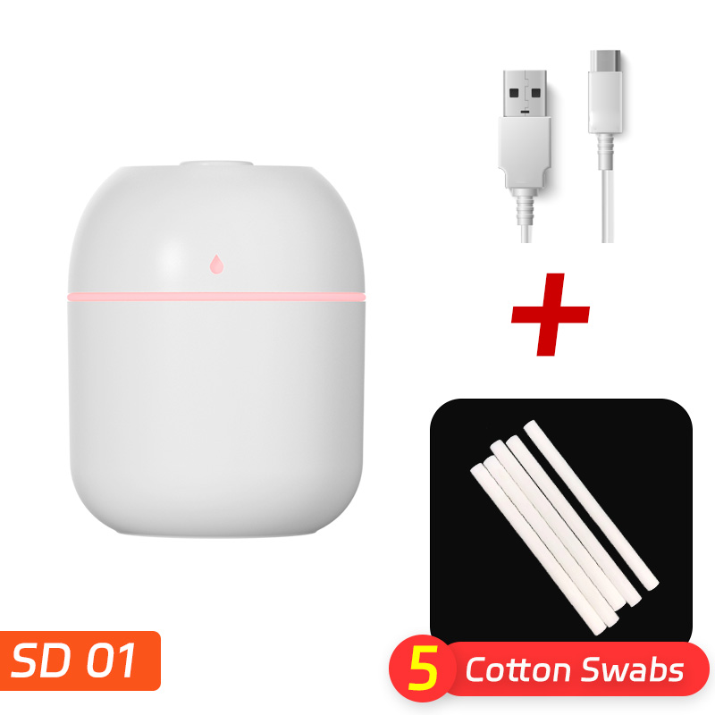 Mini Tragbare Wasser Tropfen Luftbefeuchter USB Desktop Indoor Haushalt Stumm Luft Zerstäubung Luftbefeuchter: LANG-KILN ROT