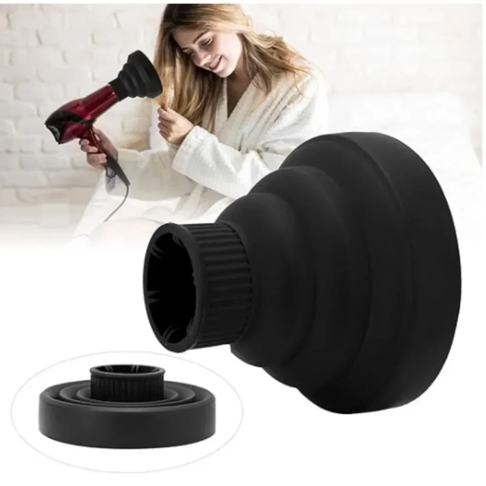 Silicone Hair Styling Tools Suitable Universal Hair Curl Diffuser Cover Diffuser Disk Hairdryer Curly Drying Blower