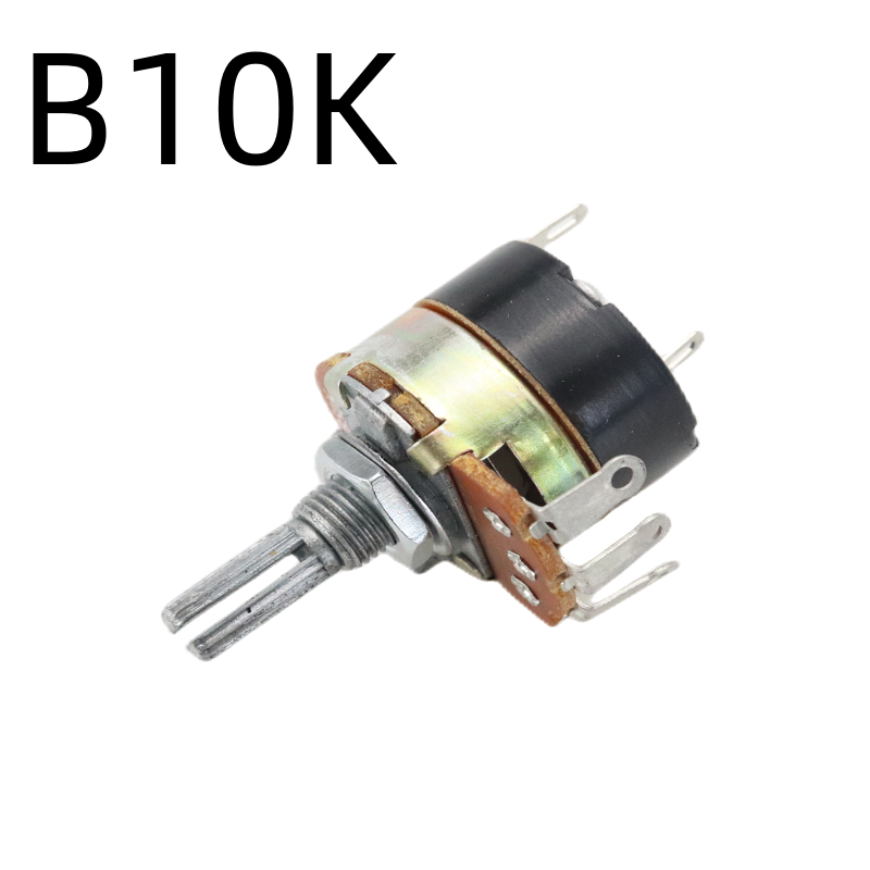 Potenciómetro con interruptor Dimmer Potenciómetro ajustable B10K B50K B500K: Beige