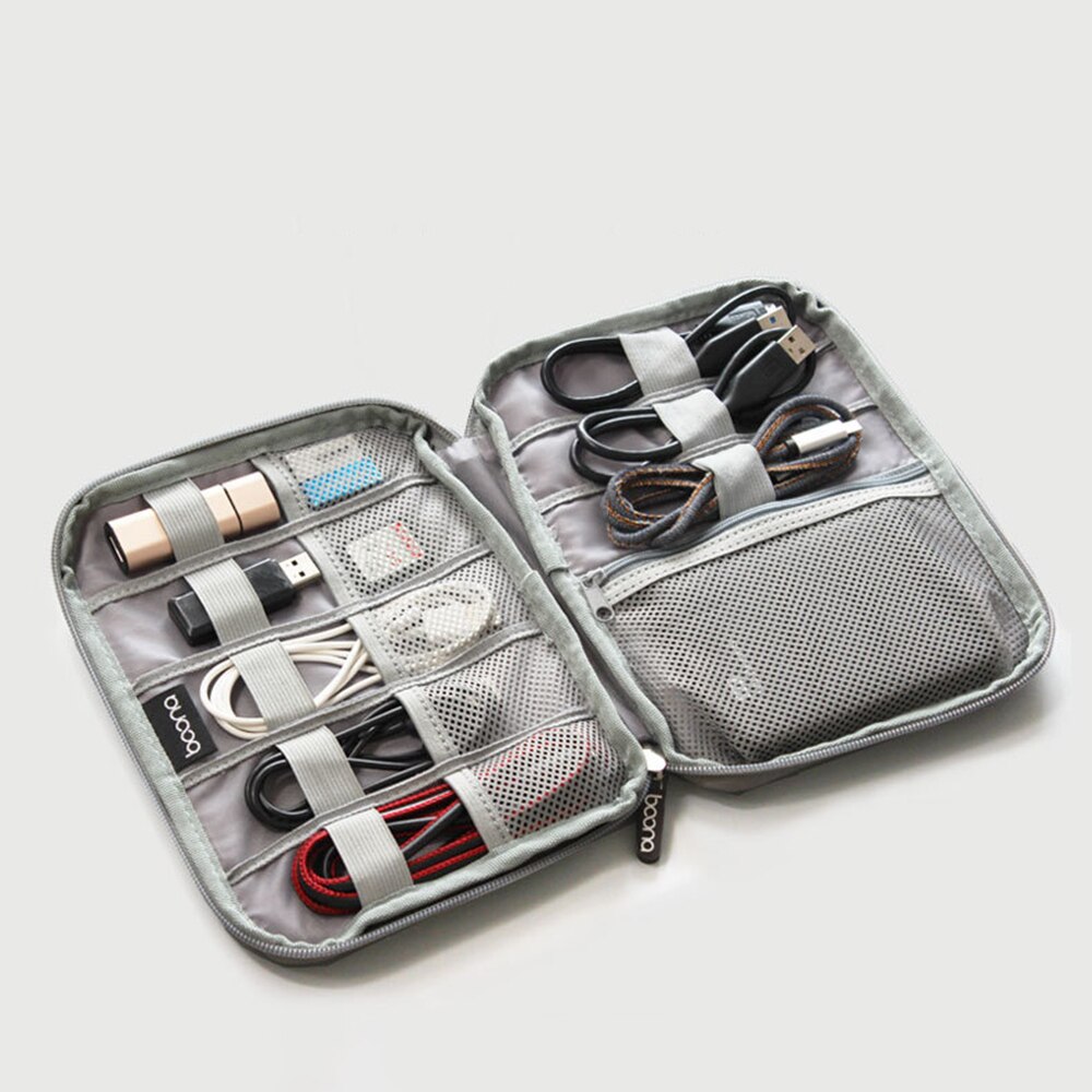 Travel Kit Small Bag Mobile Phone Case Digital Gadget Device Usb Cable Data Cable Organizer Travel Inserted Bag Storage Bag