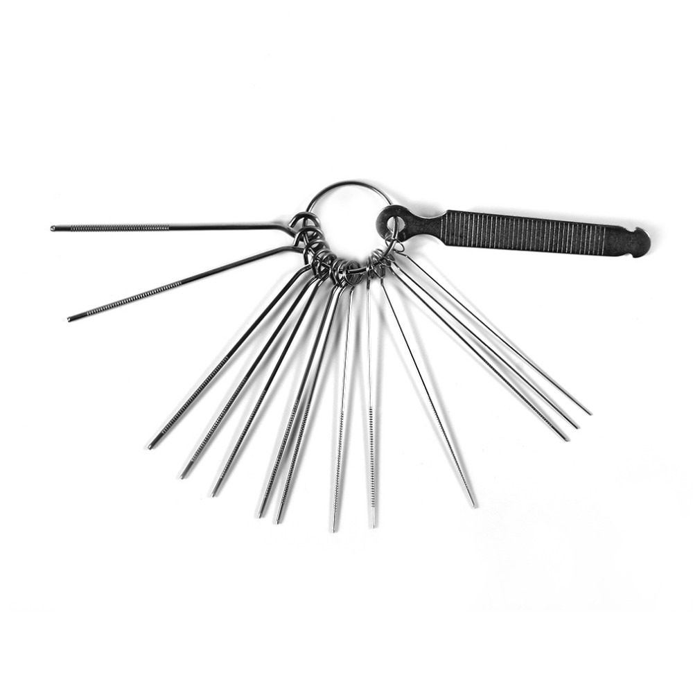 Portable Size DIY Guitar Repair Tools Guitar Nut Slotting File Saw Rods Slot Filing Set Luthier Replacement Accessory