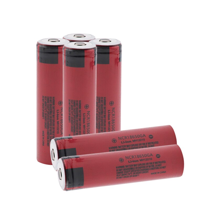 100% 18650 battery 3500mah 3.7v lithium battery for NCR18650ga 3500mah Suitable for flashlight battery