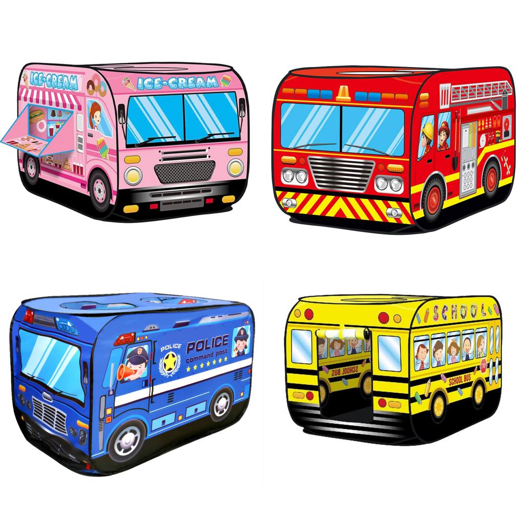 Kinderen Spelen Tent Playhouse Pretend Play Up Truck Gazon Speelgoed Voor Jongens & Meisjes