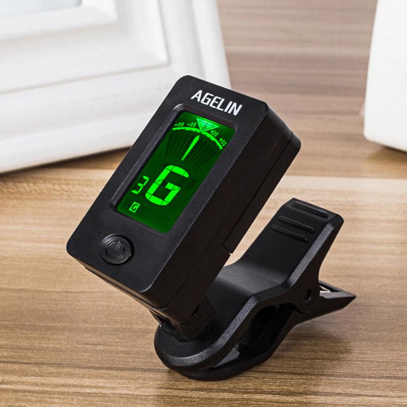 Tijger Chromatische Tuner - Clip-On Tuner-Gitaar, Ukelele & Viool A4-440Hz, power-CR2032 Gitaar Tuner Gitaar En Bas Gebruik: JT-2 Electronic Tune