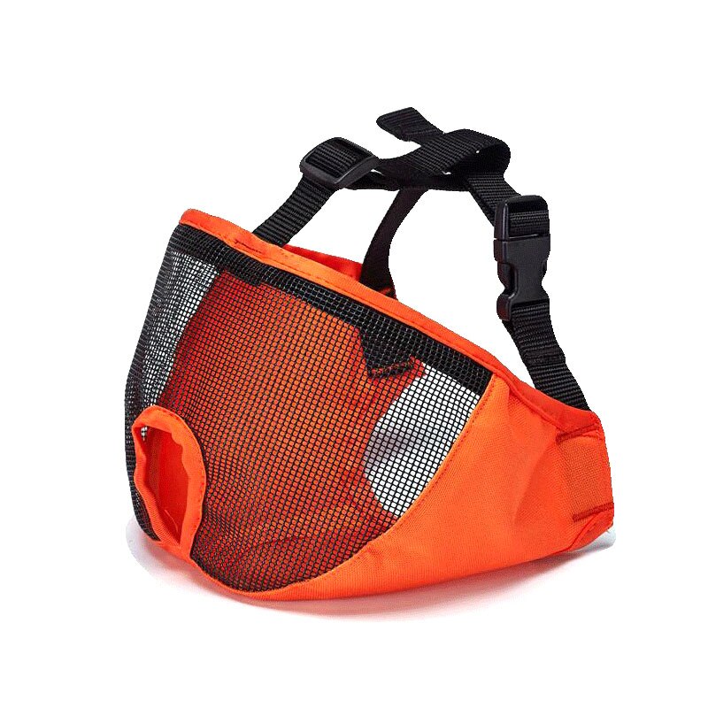 Korte Snuit Hond Muilkorf Masker Comfortabel Ademend Verstelbare Mesh Hond Muilkorf Voor Franse Bulldog Anti Stop Blaffen Levert: S / YELLOW