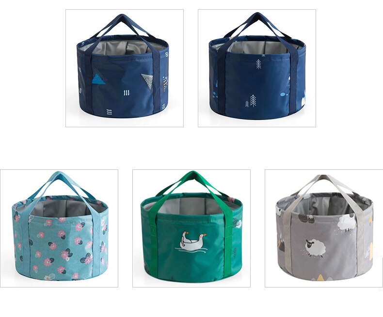 Lavabo Portable, sac à légumes, aquarium extérieur multifonctionnel, bassin pliant de voyage portable, lavabo