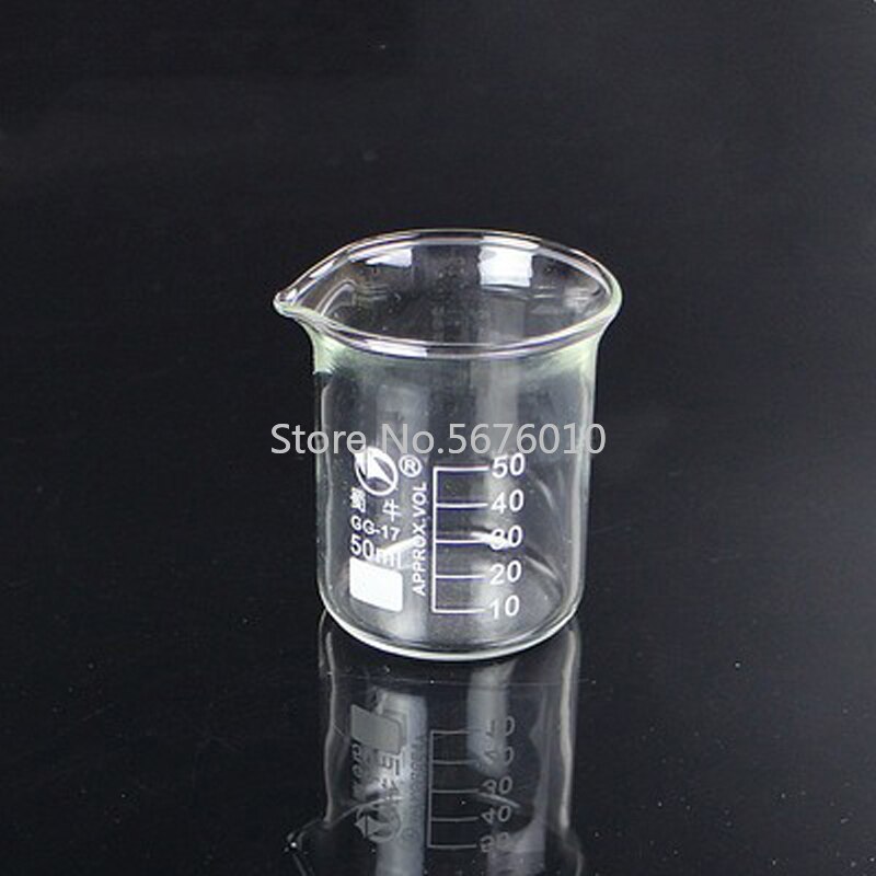 1 sæt laboratorieglas bægerglas eksperiment beholder gg -17 borosilikatglas måle glasvarer høj temperatur modstand bægerglas