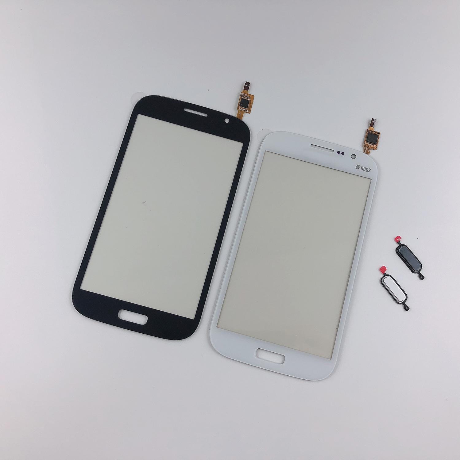 Voor Samsung Galaxy Grand GT i9082 i9080 Neo i9060 i9062 Touch Screen Digitizer Voor Glas Panel + 3M Tape + Home Button Return Key
