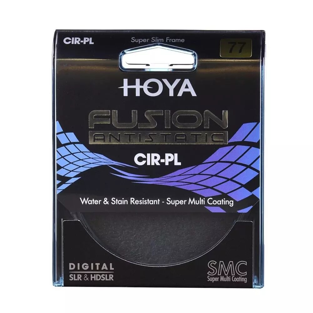 Hoya FUSION-filtro Delgado CPL antiestático, 82mm, 77mm, 72mm, 67mm, 62mm, 58mm, 55m, 52mm, 49mm, CIR-PL polarizadora para lente de cámara