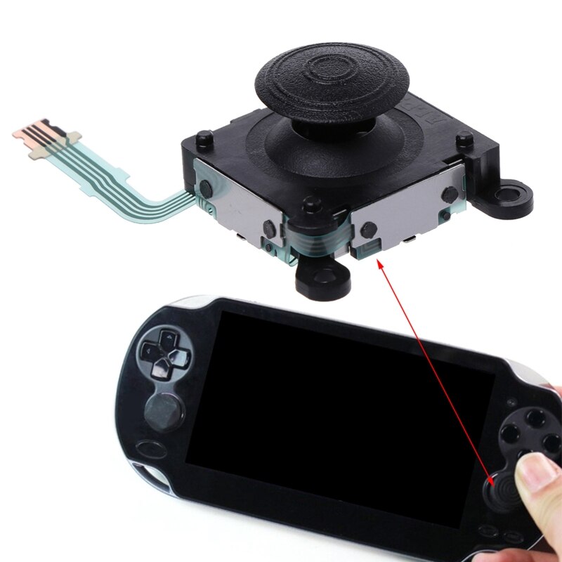 3d analoge sensor-stick-joystick-controller-daumenstick-wippe für ps vita 1000