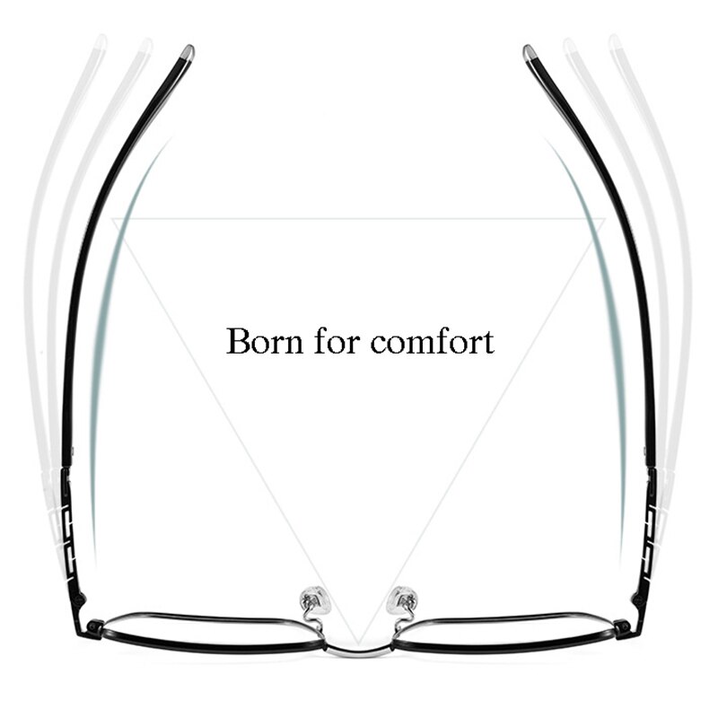 Pure Titanium Glasses Frame Optical Prescription Eyeglasses with Recipe Vacuum IP Plating Eyewear Men Styles Male Man