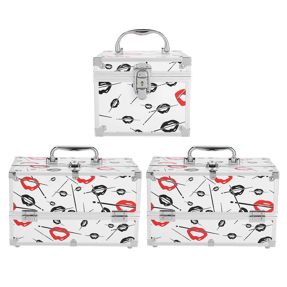 Makeup Tool Kits Cosmetic Storage Box Portable Storage Jewelry Case Makeup Organizer Box