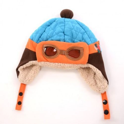 Nuovi Cappelli di Moda bambino Pilota Aviatore Cappello Paraorecchie Berretti Bambini Autunno Inverno Caldo Paraorecchie di Protezione per Le Orecchie cap bambino Accessori