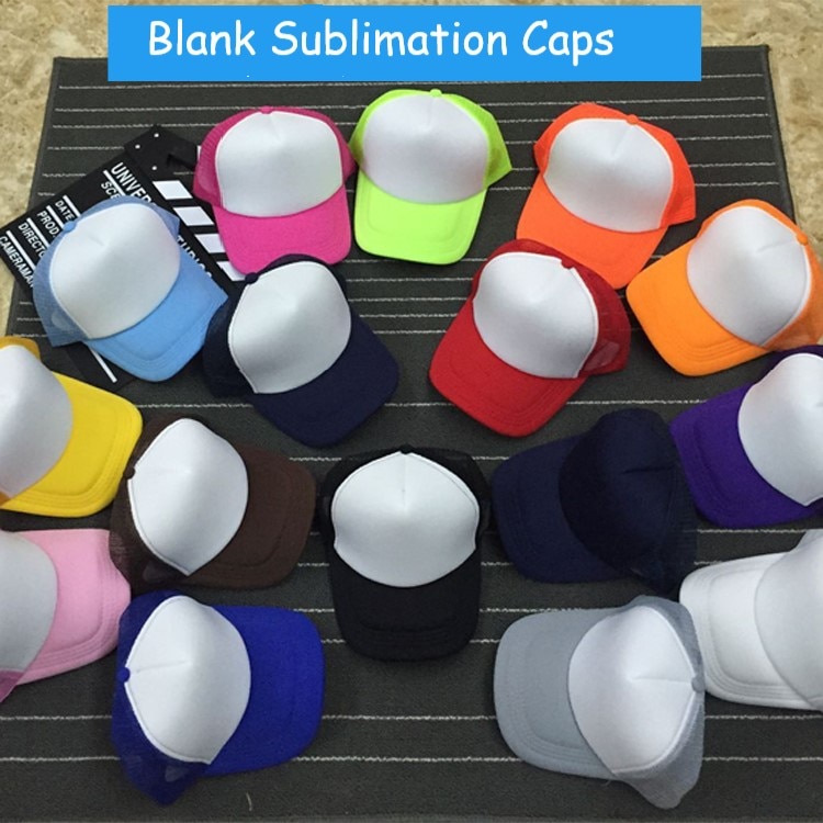 10 Pcs Blank Sublimatie Cap Hoed Voor Sublimatie Inkt Print Diy Warmte Druk Printing Transfer