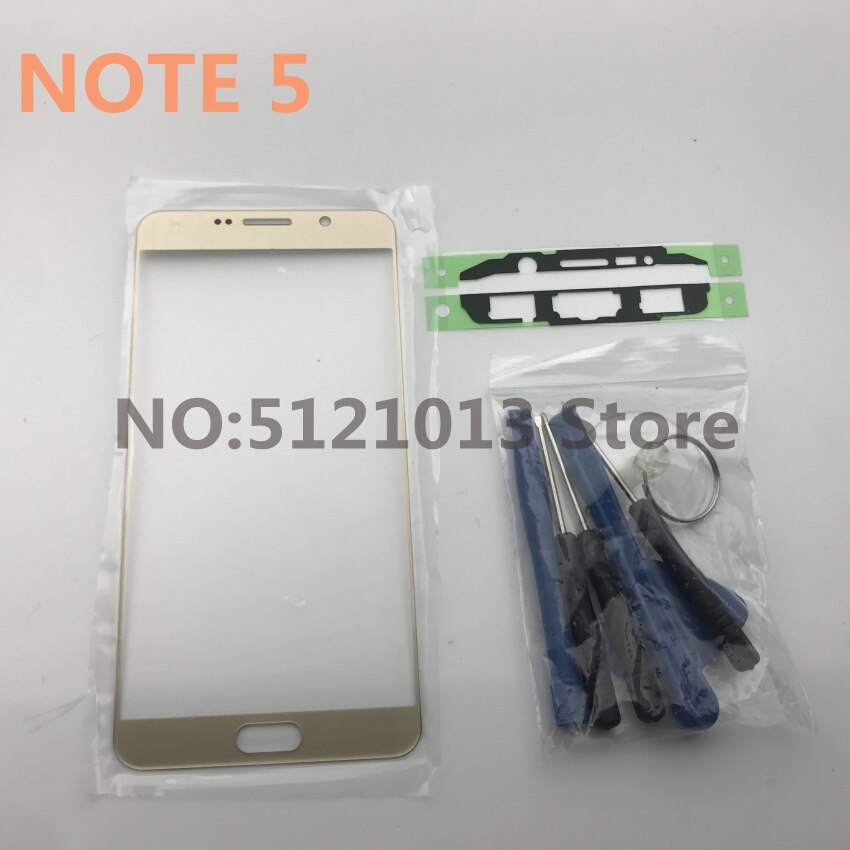 Replacement NOTE5 LCD Front Touch Screen Digitizer Outer Glass Lens For Samsung Galaxy NOTE 5 N920 N920F Repair Tools