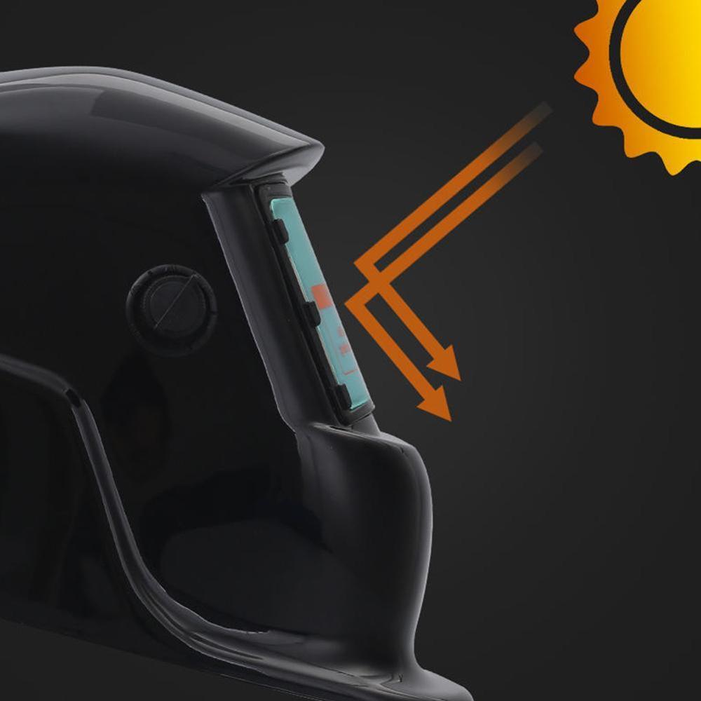 Auto darkening welding helmet/welding mask/MIG MAG TIG/4arc sensor/Solar cell Darkening welding mask